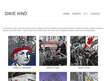 Tablet Screenshot of davehind.com